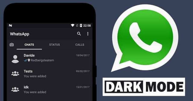 WhatsApp Dark Mode